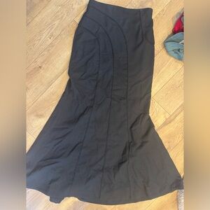 Catherine malandrino Asymmetrical black skirt